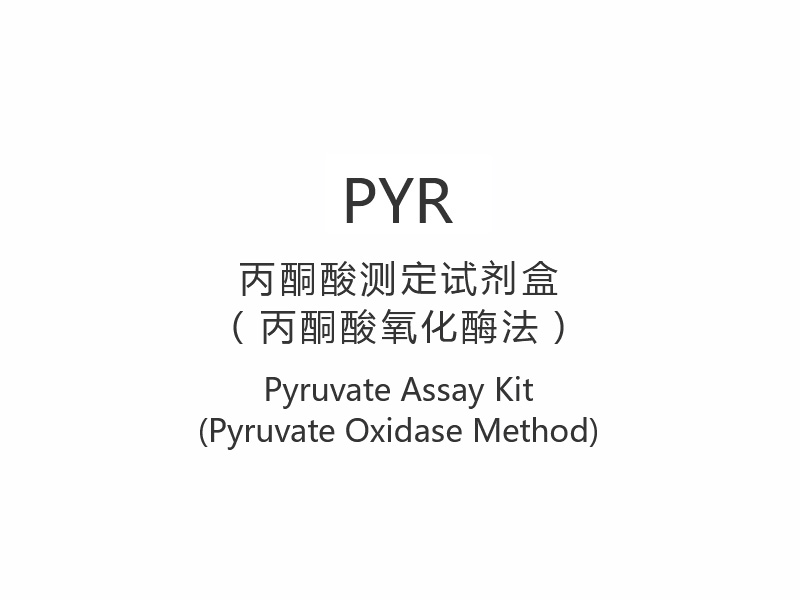 【PYR】Kit di analisi del piruvato (metodo della piruvato ossidasi)